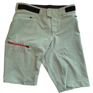 Leatt MTB Trail 1.0 Shorts Mens XS Sage Green Mountain Bike Cycling Pockets